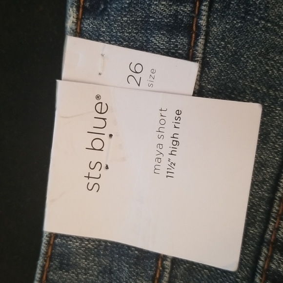 💕STS BLUE💕 Maya Ripped High Waist Shorts ~ Redstone 26 NWT - Picture 12 of 16